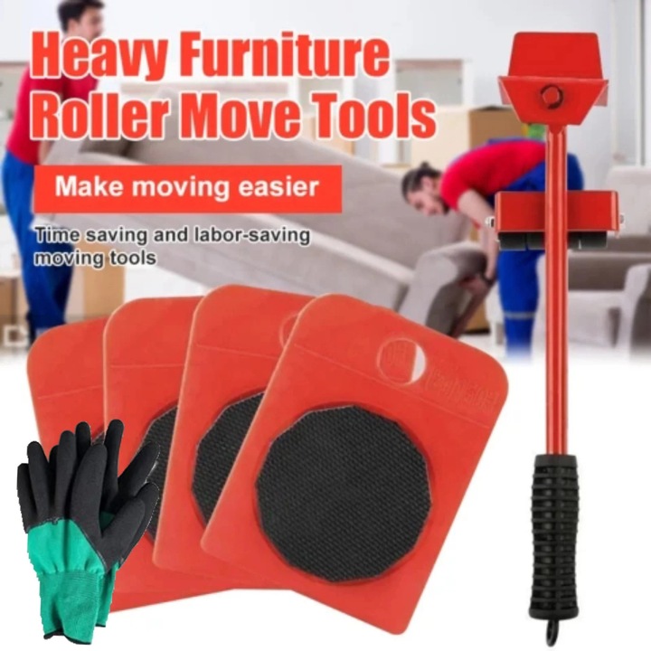 Set transport mobila YANYXR, portabil, rosu, 30.5cm