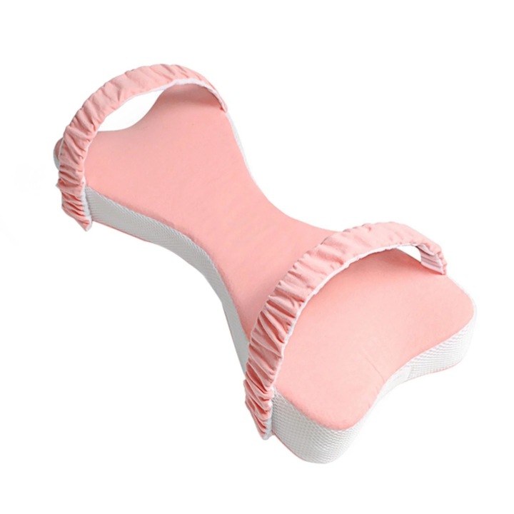 YANYXR térdpárna, ergonomikus, pántokkal, piros, 53x25x8cm