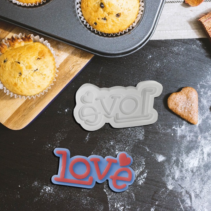 Forme silicon Valentine, YANYXR, 9x5x2cm, multifunctionale, rosu