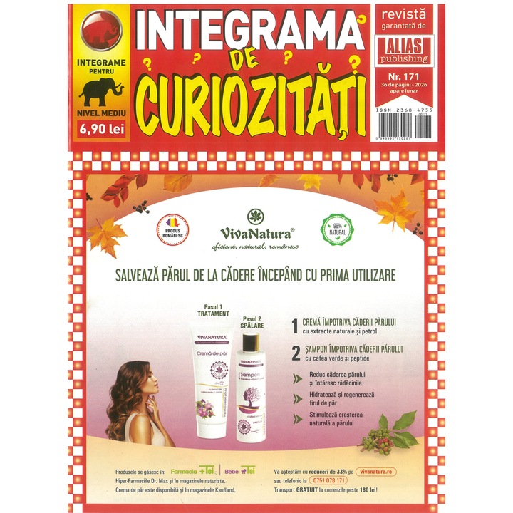 Integrame curiozitati 171 - nivel mediu, Alias Publishing