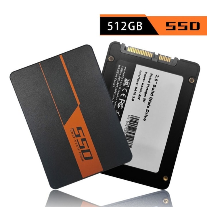 SSD, TeamGroup, 256GB, SATA III, 500MB/s citire, 400MB/s scriere, 7x69.9x100mm