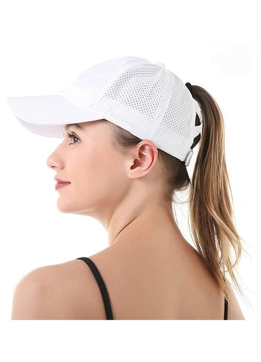 Sapca de baseball reglabila de vara pentru barbati si femei, palarie sport cu protectie solara, potrivire confortabila (circumferinta capului: 57-58 cm)