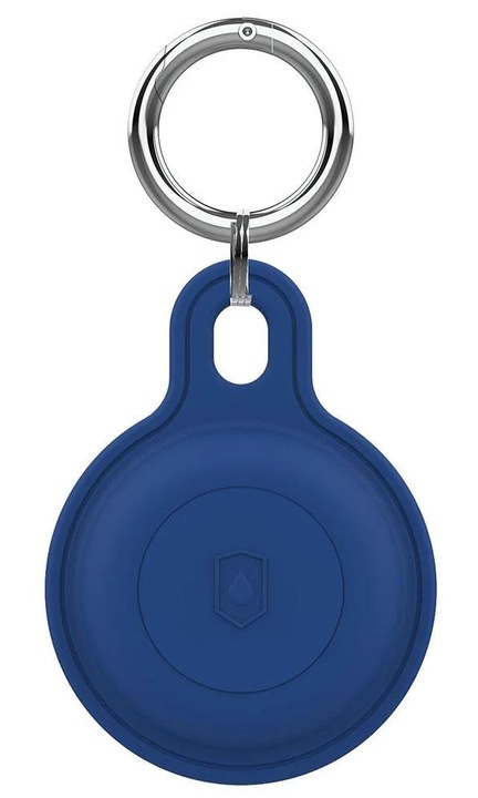 YANYXR szilikon tok AirTag-hez, 360 fokos védelem, fekete, 9.5x4.35x1.25cm