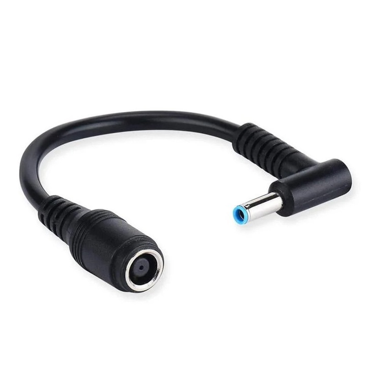 Adaptor cablu YANYXR convertor 7.4x5.0mm la 4.5x3.0mm negru-albastru 16g