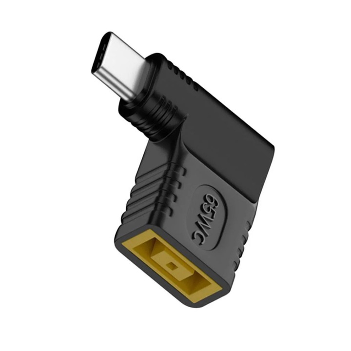 YANYXR USB-C PD 65W laptop töltő átalakító, 6 áramkörös védelem, többszínű