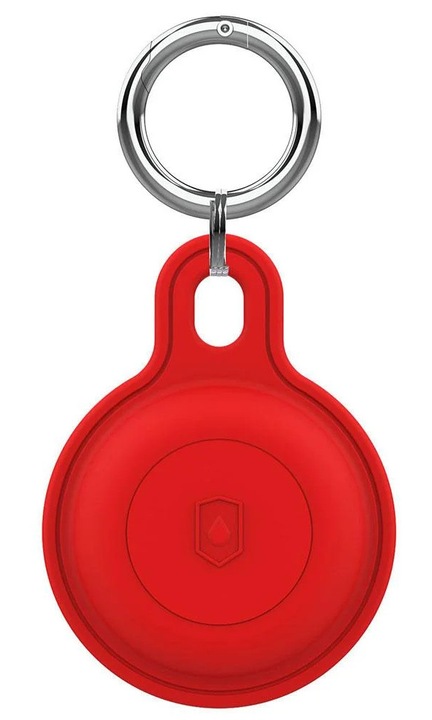 YANYXR szilikon tok AirTaghez, 360 fokos védelem, fekete, 9.5x4.35x1.25cm