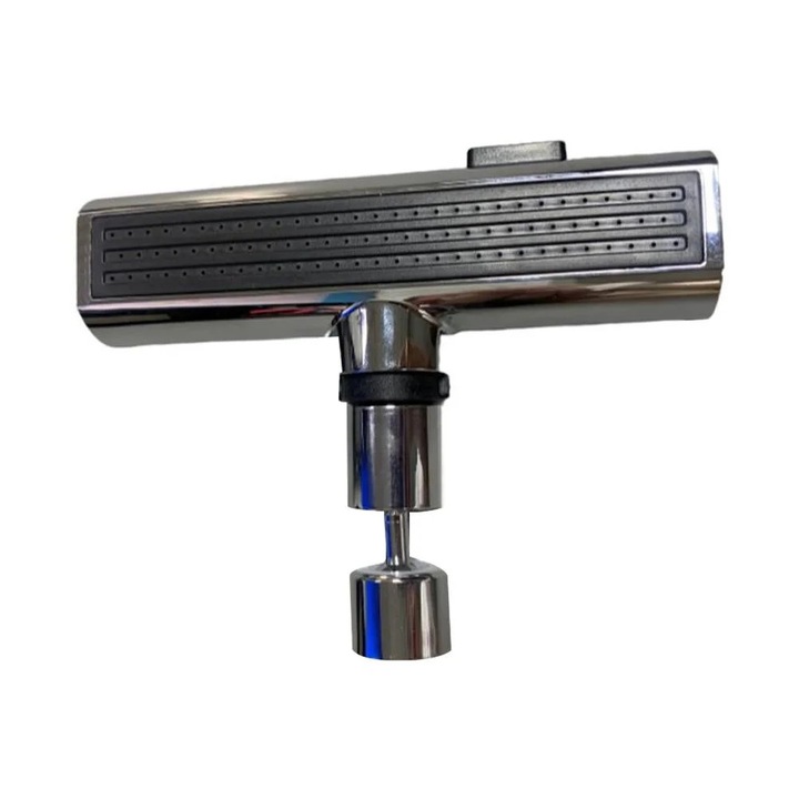 Baterie bucatarie YANYXR, cu pulverizator retractabil, inox, 18x10x5cm