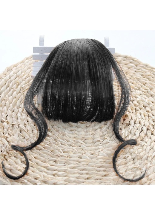 Piese de par YANYXR, breton fals, textura mata, culoare naturala, marime unica