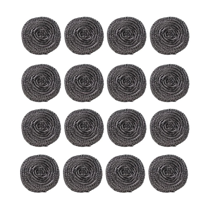 Bureti de curatare din otel inoxidabil YANYXR set 16 buc 6.5x6.5cm