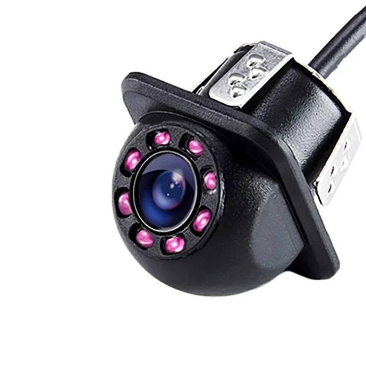 Camera auto YANYXR palarie de paie mica 8 lumini infrarosii negru compacta