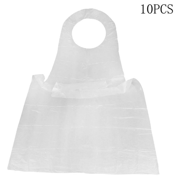 Sorturi de unica folosinta YANYXR, polietilena, alb, 60x90cm, set 10 bucati