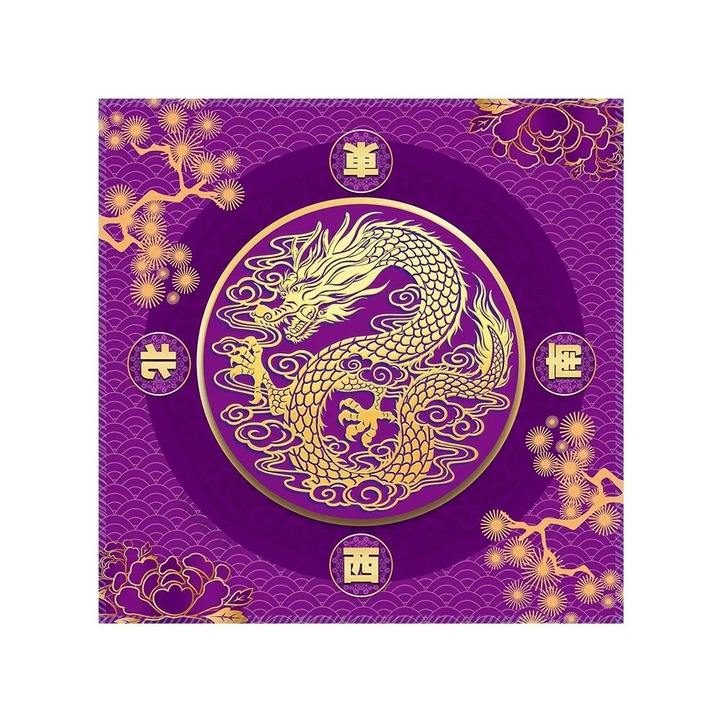 Covor pentru masa Mahjong YANYXR, diatom, multicolor, 80x80cm/100x100cm