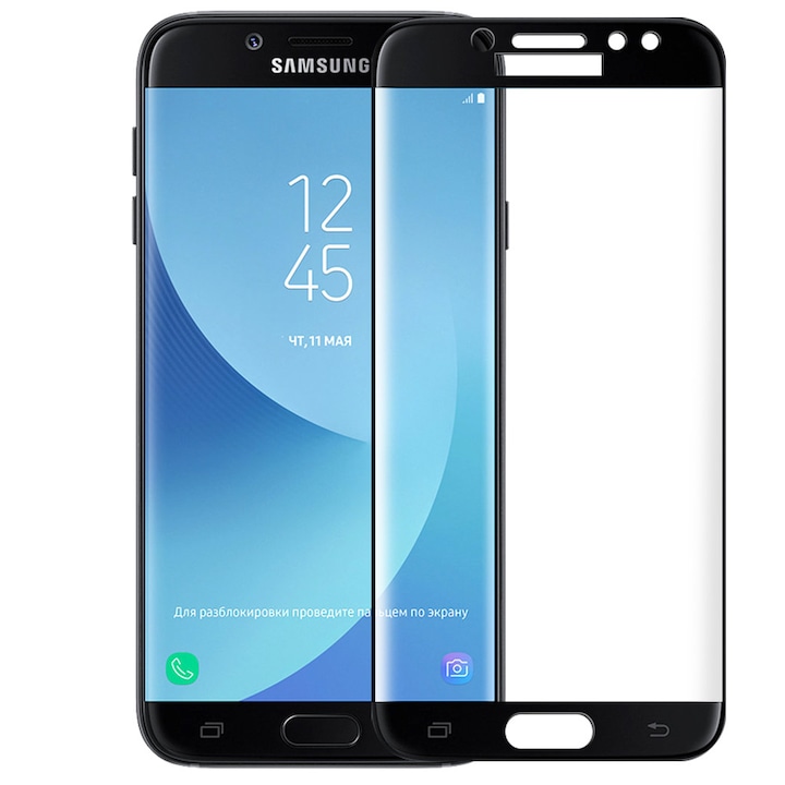 Kabelwelt 5D fekete (teljes test) üvegfólia Samsung Galaxy J3 (2017) készülékhez