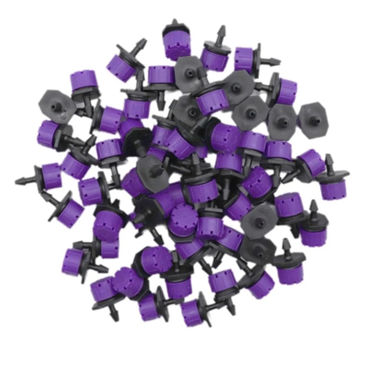 Sistem irigare picurare 8 gauri, YANYXR, reglabil, multicolor, 100 buc