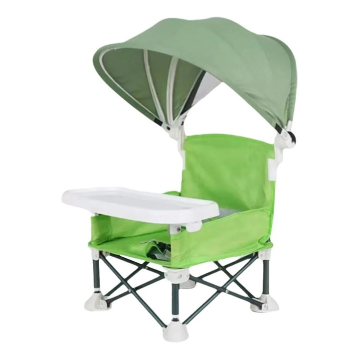 Scaun de masa pliabil pentru copii YANYXR, roz verde crem gri, 31x31x37cm