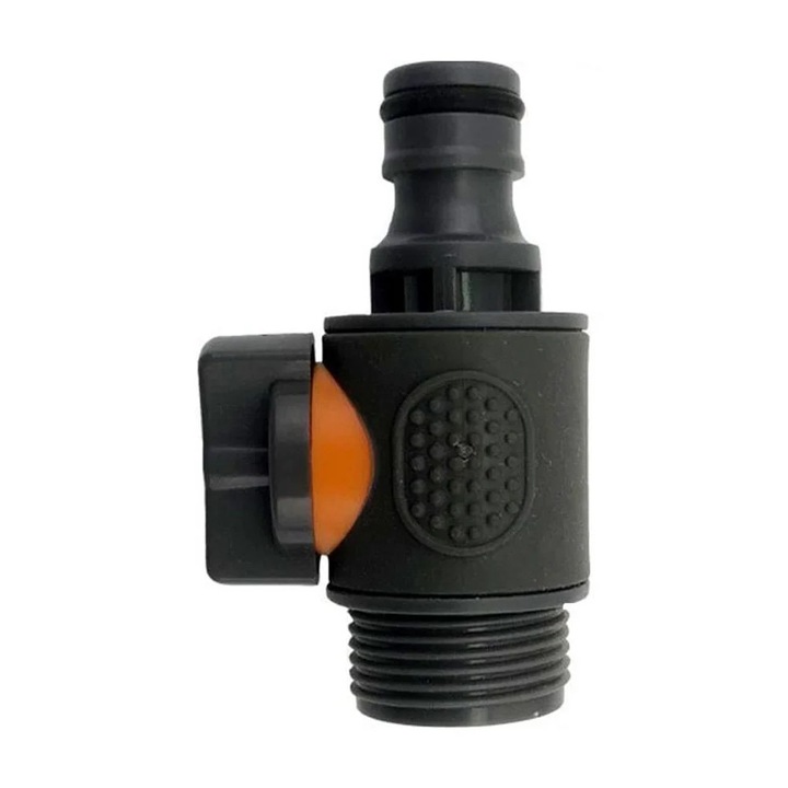 Conector ABS YANYXR 4-puncte la 6-puncte cu supapa on/off negru