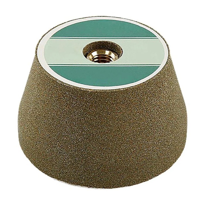 Disc de lustruit YANYXR, silicon carbide, 74x50mm, filet M10
