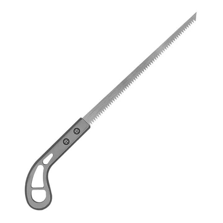 Fierastrau manual YANYXR, maner lemn si plastic, otel mangan, 35.5cm, galben si gri