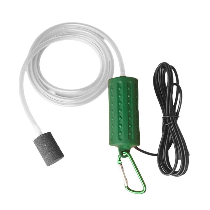 YANYXR mini hordozható csendes akvárium levegőpumpa sötétkék 7x3cm