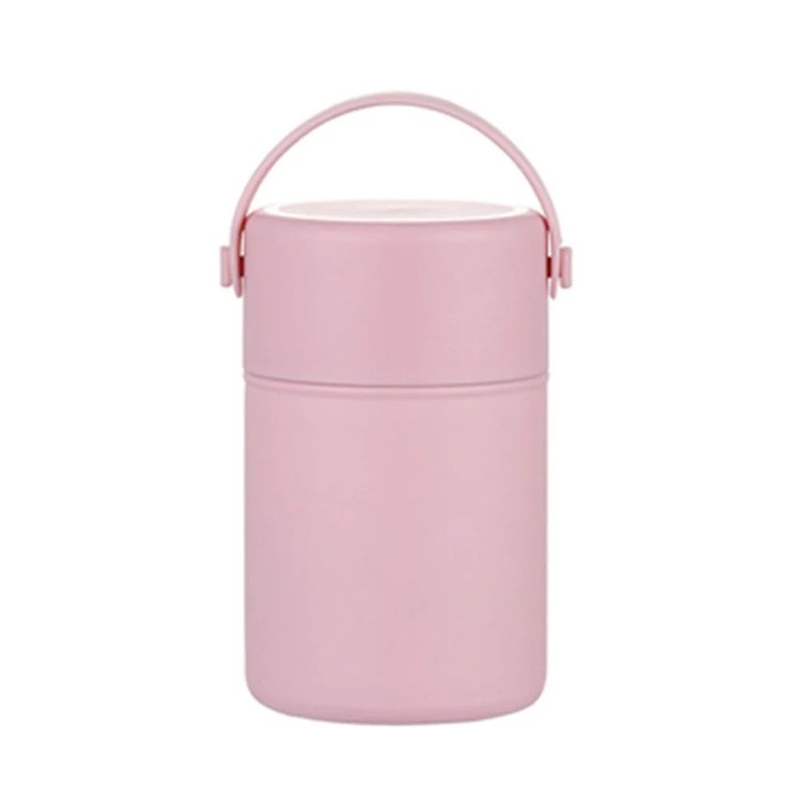 YANYXR hőszigetelt leveses edény, rozsdamentes acél, 800ml, ezüst