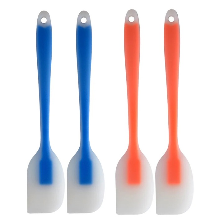 Szilikon spatula készlet, YANYXR, rugalmas, többszínű, 4 db