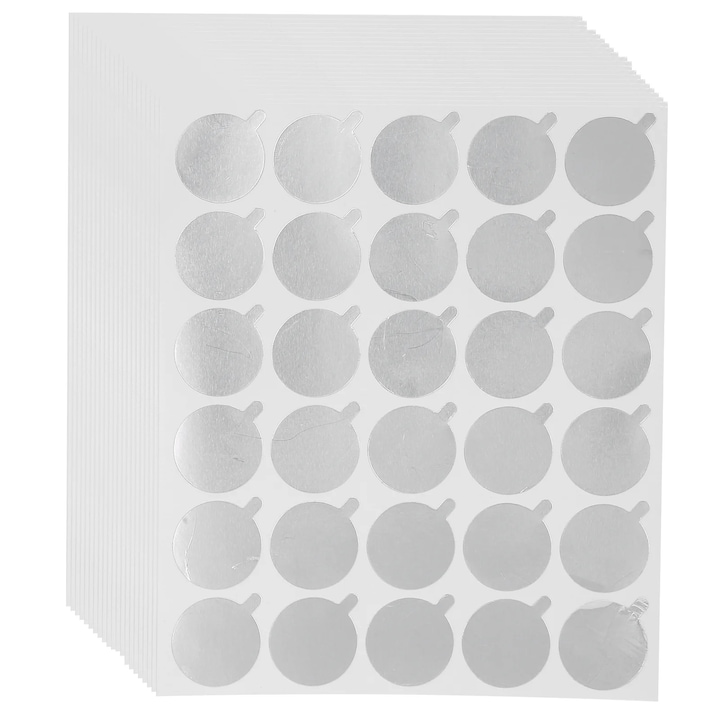 Autocolante folie aluminiu pentru lipici gene YANYXR 12.2x16cm set 1200 buc