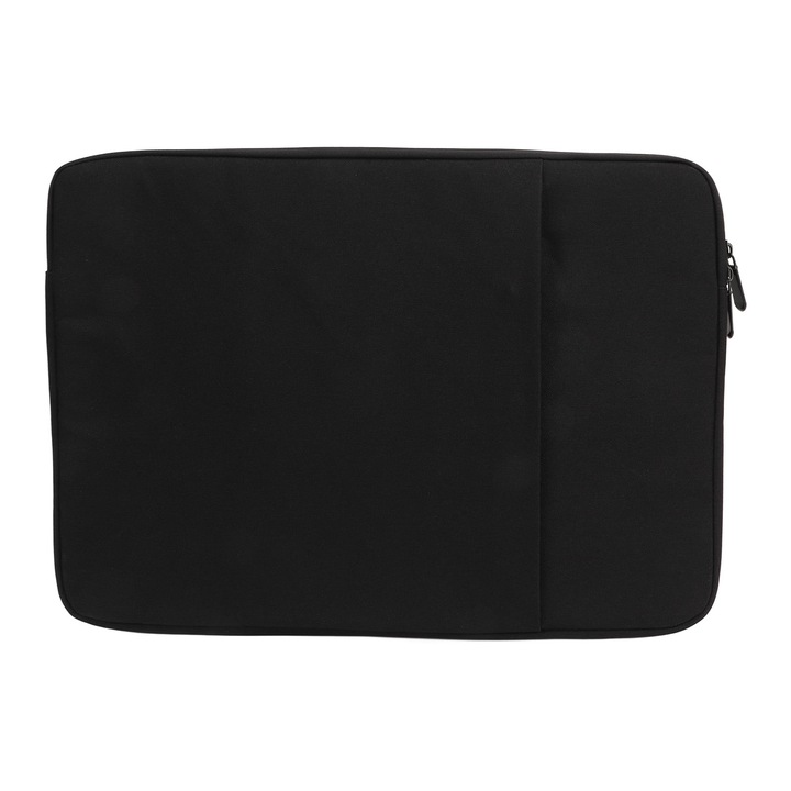 YANYXR laptop tok 14.1-15.4 inch, Oxford, fekete, dupla cipzár