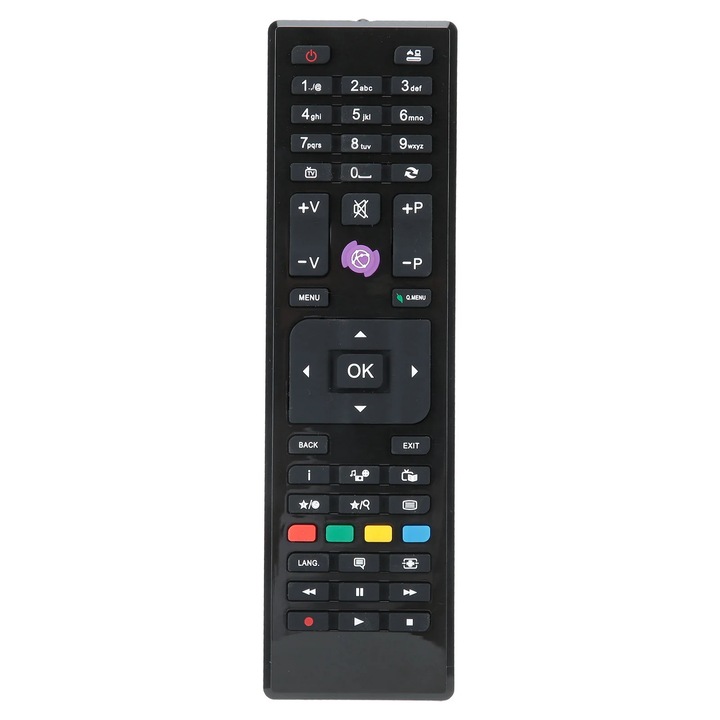 YANYXR RC4875 TV távirányító ABS 16x4.5x2cm fekete
