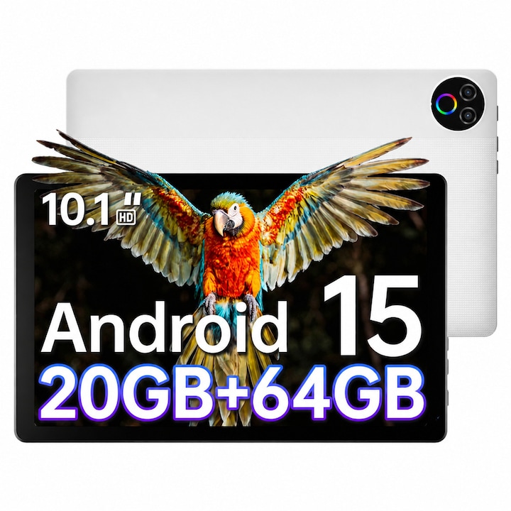 Lenovo Idea Tab Plus Gen 2, 8-Core, 12.1" 2.5K (2560x1600) IPS 600nits, 8GB RAM, 256GB, Celestial White + Clear Case