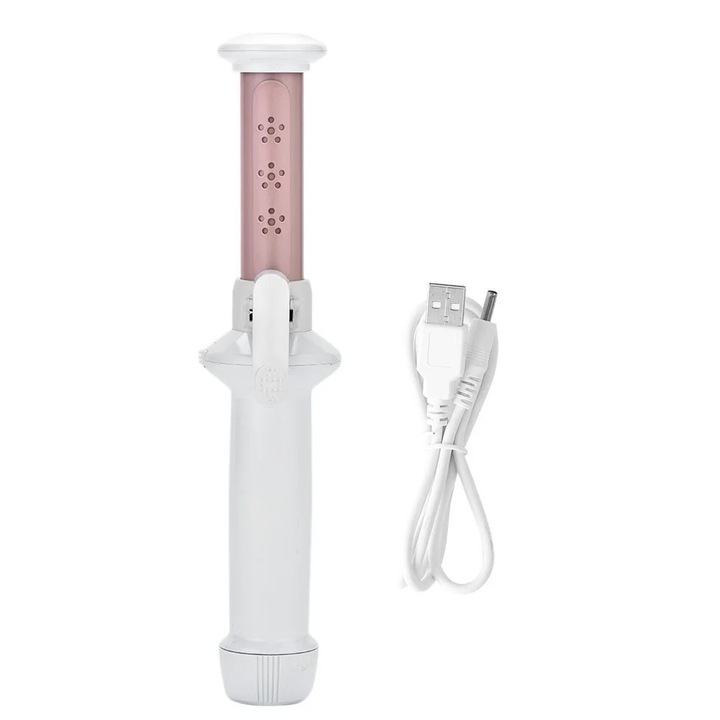 Ondulator de par YANYXR ceramic portabil USB 2500mAh negru
