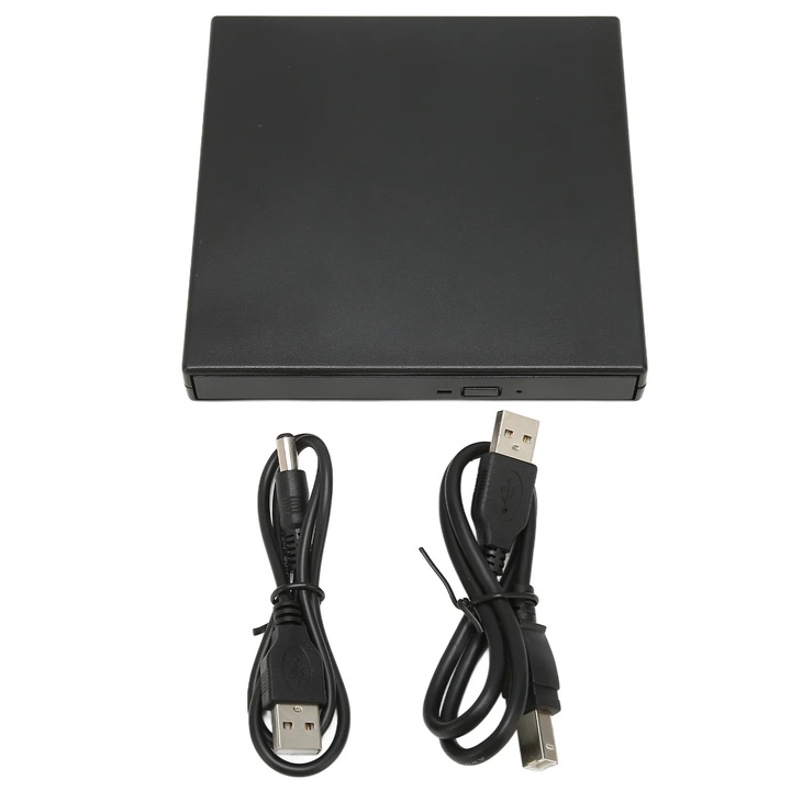 Unitate optica externa YANYXR, portabila, negru, subtire, USB2.0