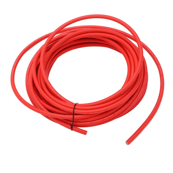 Cablu solar rosu YANYXR 6mm2 XLPE rezistent la temperaturi 10m