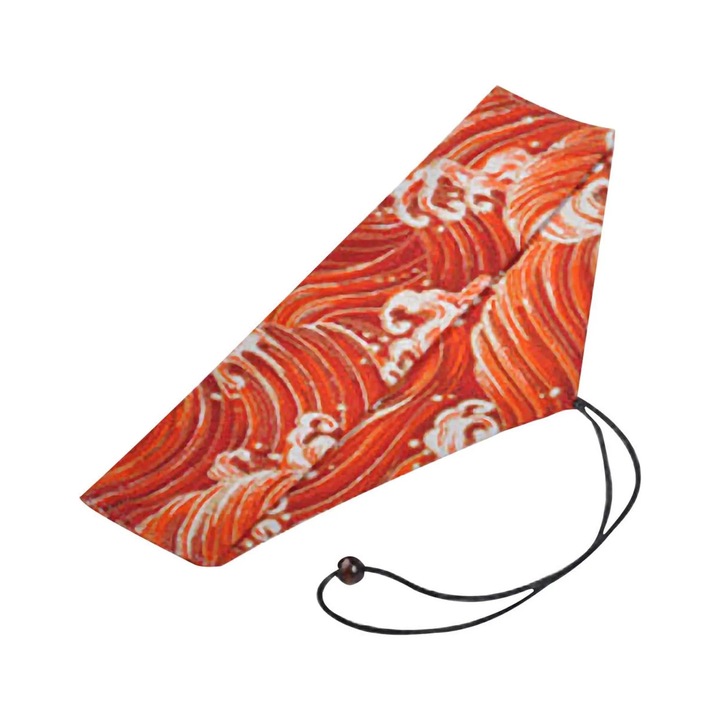 Set tacamuri inox cu betisoare si husa textila portabila 26x6cm