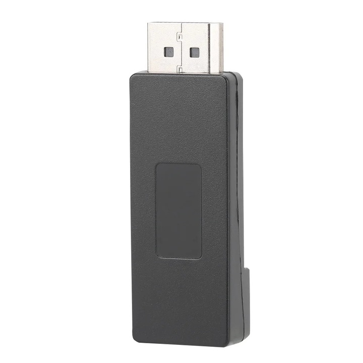 YANYXR DP-HDMI adapter, fekete, 7x2.2x1.5cm, 1080P, tiszta réz