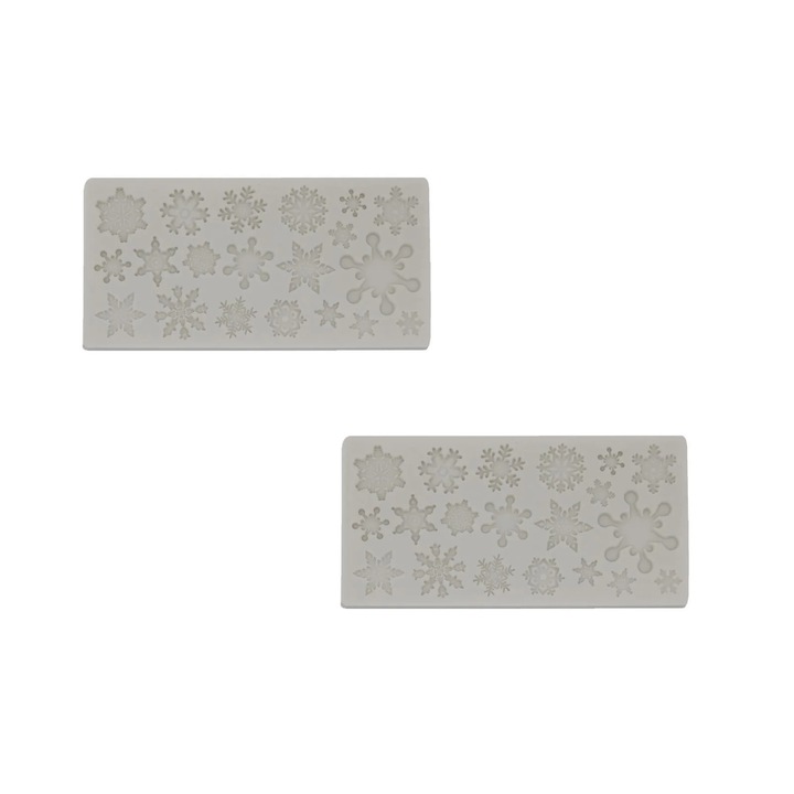 Forma silicon fulg de nea pentru copt 12.5x6.8x1.5cm