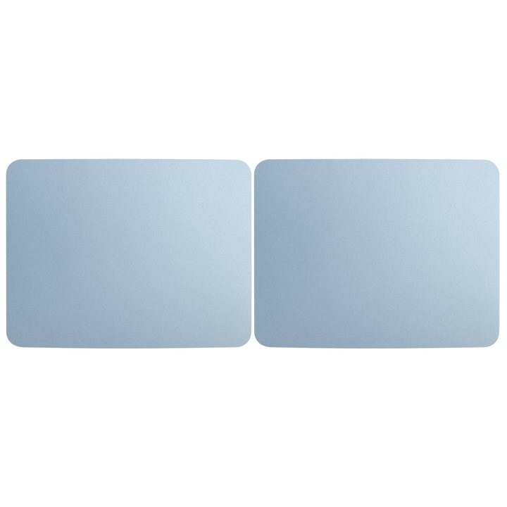 2 db egérpad YANYXR, PVC bőr, vízálló, ezüstkék, 27x21cm