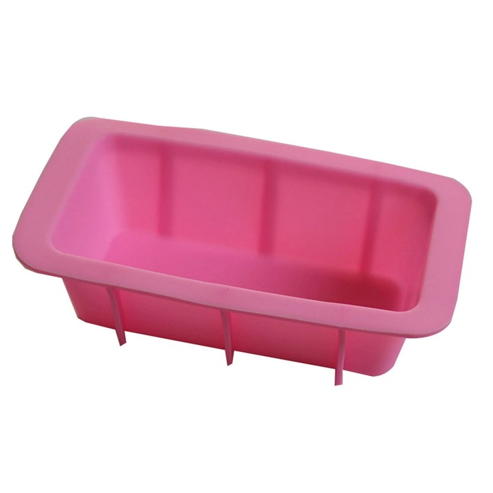 YANYXR téglalap alakú szilikon sütőforma kis kenyérhez, magas hőmérsékletnek ellenálló, 17x9x5cm