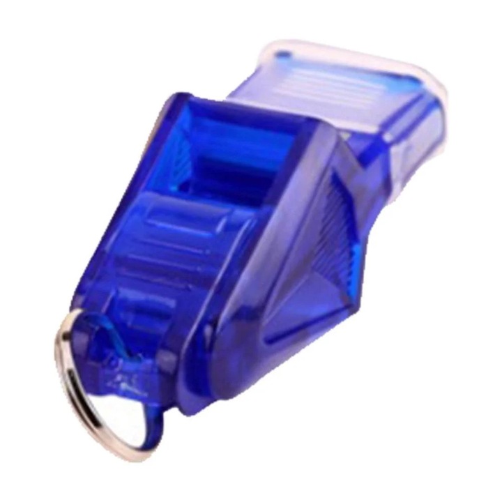Fluier sportiv YANYXR plastic durabil albastru inchis 6x3x2cm