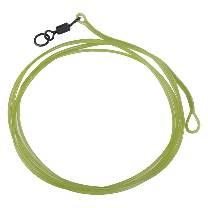 YANYXR horgászzsinór 1m fluorocarbon zöld 45LB gyűrűvel és forgókapoccsal