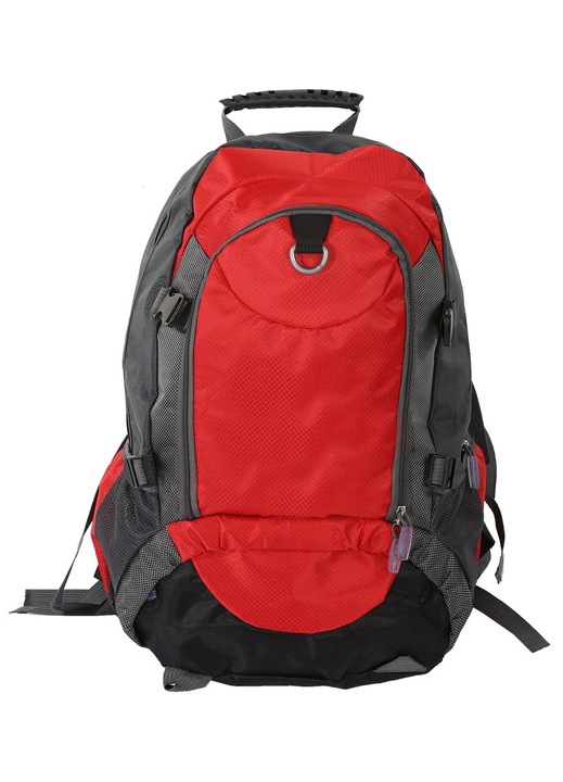 YANYXR 40L túra hátizsák, strapabíró nylon, piros, 52x32x16cm