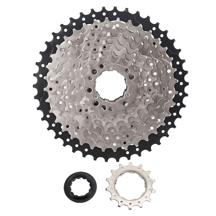 Pinion bicicleta YANYXR 9 viteze aluminiu 14-42T 651g