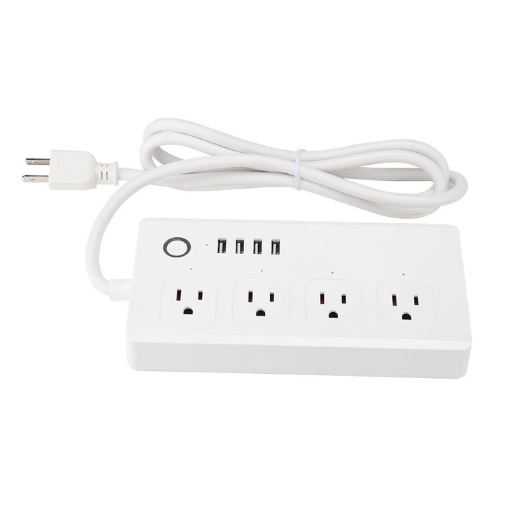 Prelungitor inteligent YANYXR 4 prize USB alb 20x10x3cm