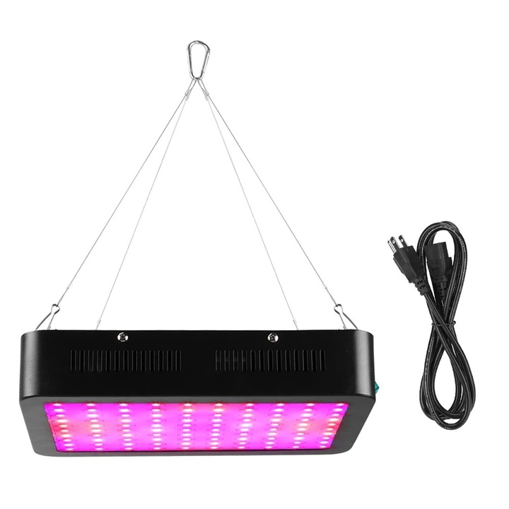 YANYXR 1000W LED növénynevelő lámpa, teljes spektrumú, többszínű, 31x21x6cm
