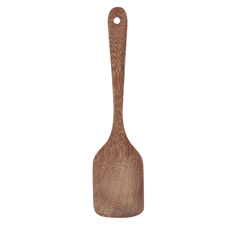 YANYXR fa spatula hosszú nyéllel, 30.5x7cm, barna