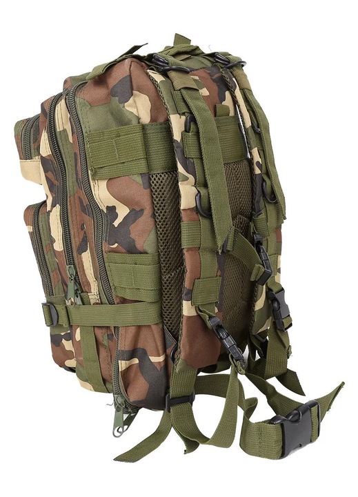 YANYXR 35L túra hátizsák, nylon, dzsungel terepmintás, 43x24x22cm