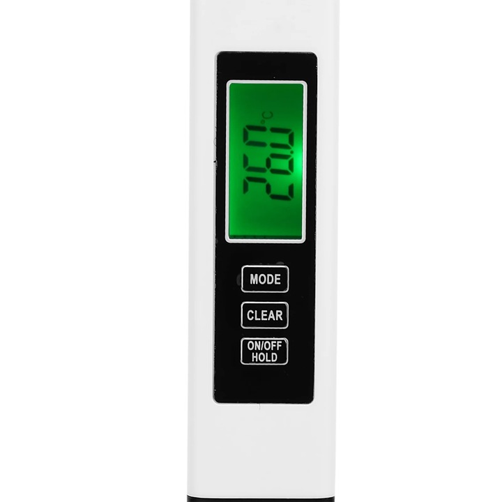 YANYXR 3 az 1-ben vízmérő, TDS pH, fehér, 0-9990ppm, 0-14pH
