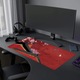 Mousepad gaming YANYXR mare antiderapant cauciuc negru 80x40cm