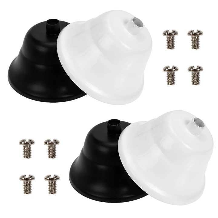 YANYXR mennyezeti lámpatest tartó 4 darabos készlet, fekete-fehér, 9.3x9.3x6cm