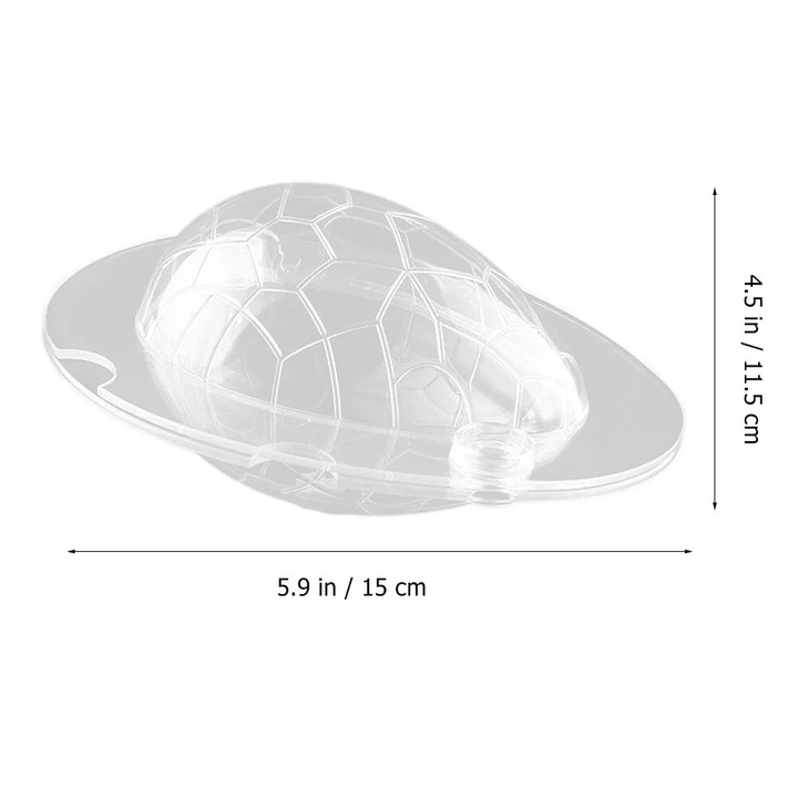 Dinoszaurusz tojásforma készlet, 4 db, műanyag, 15x11.5x7cm, többszínű