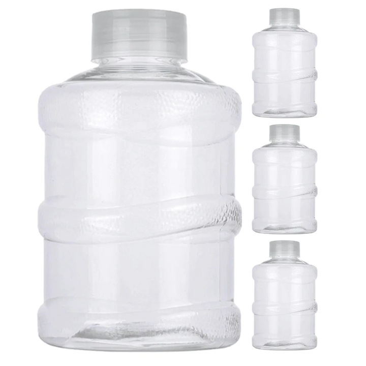 4 db YANYXR 500ml átlátszó üvegpalack készlet 14.6x9x9cm